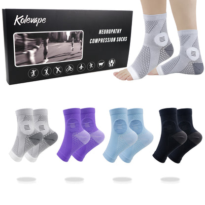 KOLEVAPE Neuropathy Socks for Women & Men,Nano Socks,Compression Socks