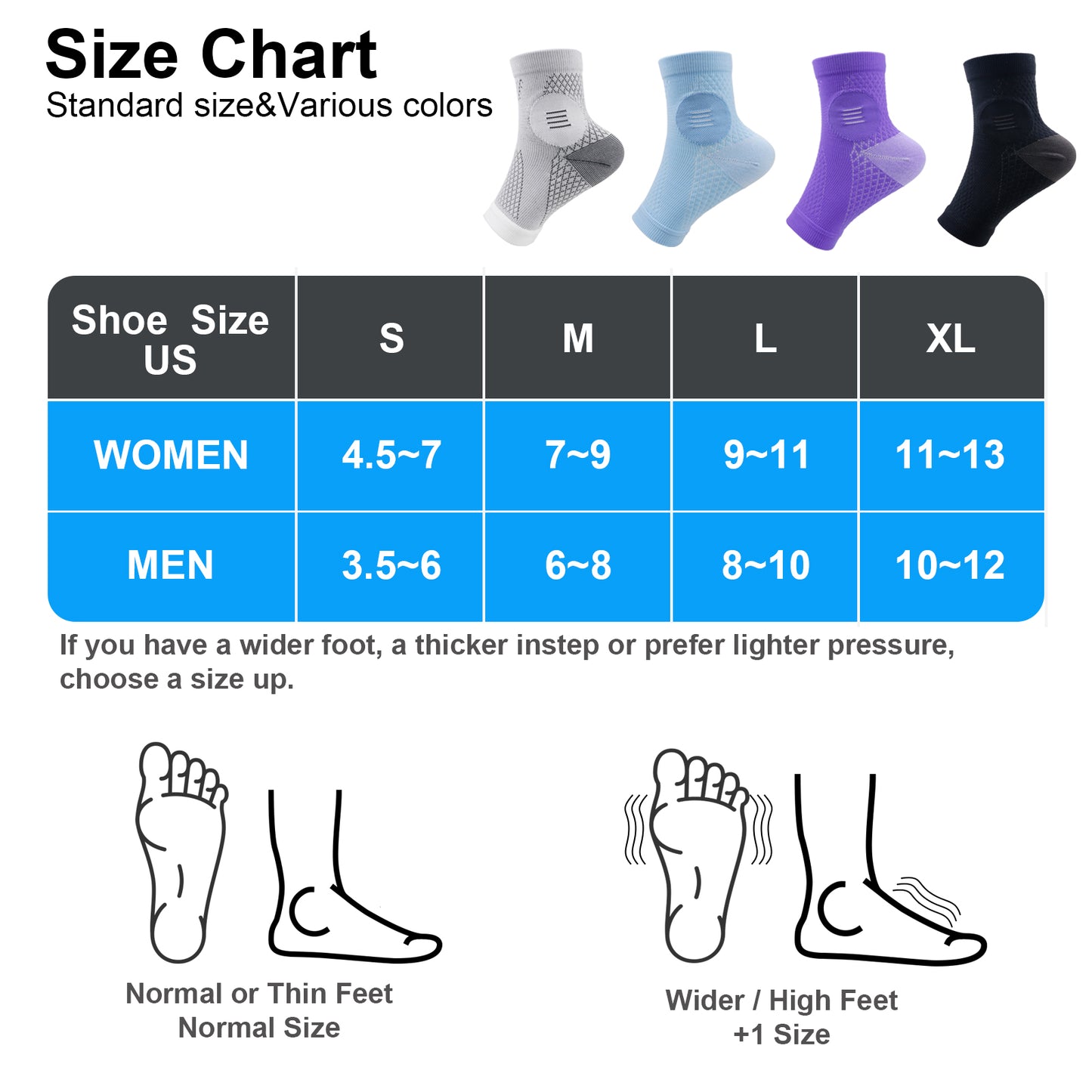 KOLEVAPE Neuropathy Socks for Women & Men,Nano Socks,Compression Socks