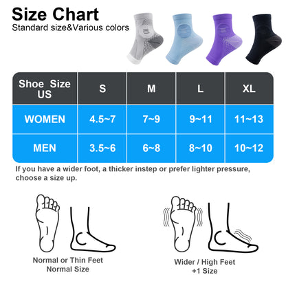 KOLEVAPE Neuropathy Socks for Women & Men,Nano Socks,Compression Socks