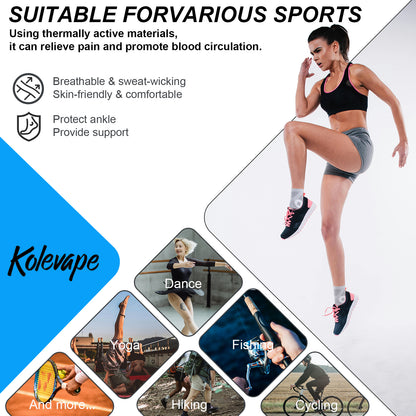 KOLEVAPE Neuropathy Socks for Women & Men,Nano Socks,Compression Socks